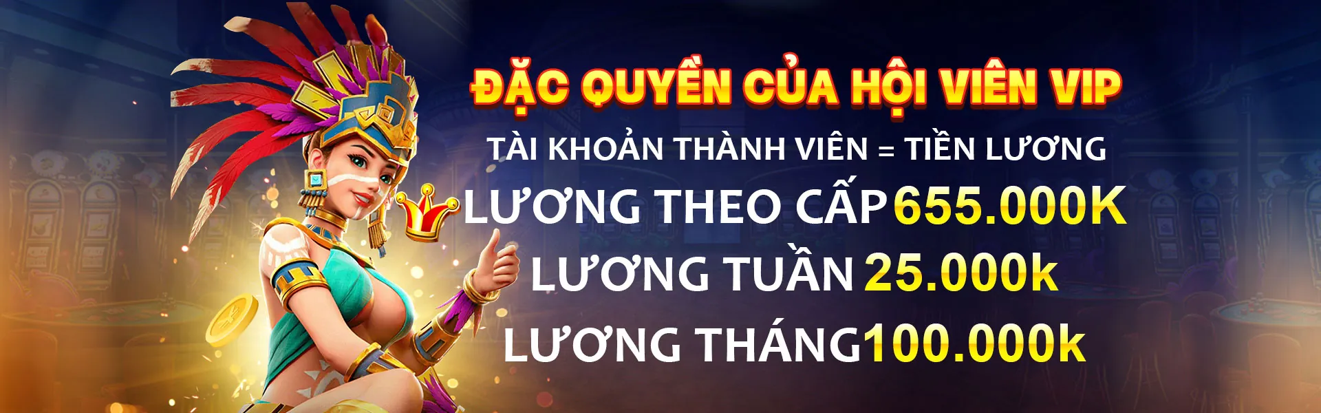 Hình ảnh sang trọng thể hiện đặc quyền VIP tại Ke9o Link Mới